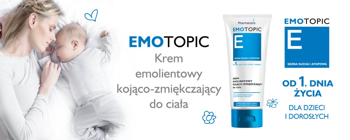 Emolientowy krem kojąco-zmiękczający od Emotopic. W testach otrzymał najwyższą ocenę