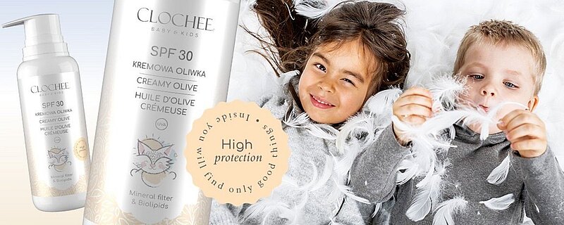 Kremowa, przeciwsłoneczna oliwka SPF 30 Clochee Baby&Kids - opinie mam