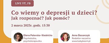 Depresja to nie chwilowy smutek i dotyczy nie tylko dorosłych