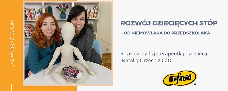 Rozwój dziecięcych stóp od  niemowlaka do przedszkolaka