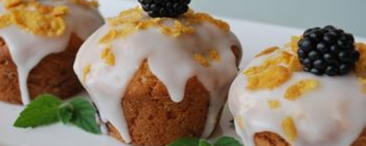 Muffiny z jeżynami