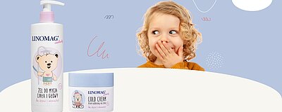 LINOMAG® Żel do mycia ciała i głowy oraz COLD CREAM krem ochronny na zimę