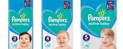 Nowe pieluszki Pampers® Active Baby 