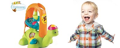 Żółwik zjeżdżalnia z piłeczkam. Cotoons. Opinie