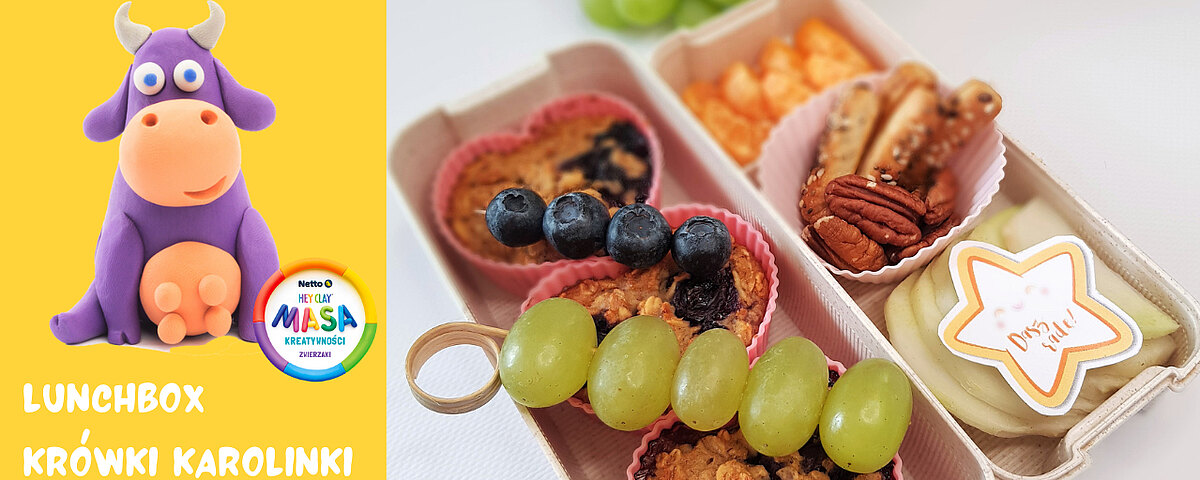 Lunchbox Krówki Karolinki, czyli owsiankowe muffinki