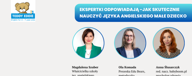 Live z ekspertkami: Jak skutecznie nauczyć dziecko języka angielskiego