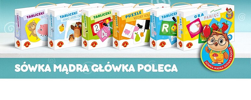 Gry z serii Sówka Mądra Główka dla przedszkolaków