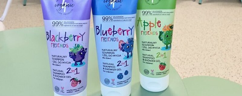 Na jagody, jeżyny i jabłka. Nowe kosmetyki do mycia ciała i włosów 4organic nie tylko dla dzieci