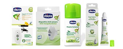 Zestaw produktów Chicco przeciwko komarom