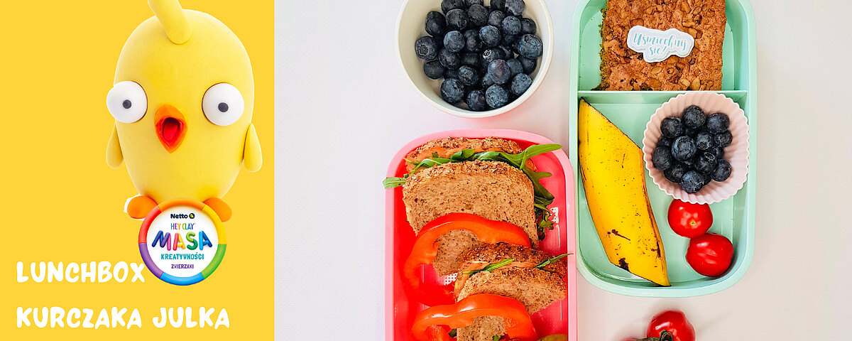 Lunchbox Kurczaka Julka czyli ciasto marchewkowe i pasta rybna