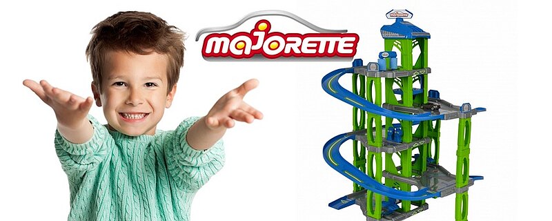 Majorette Parking 5-poziomowy + 1 samochód