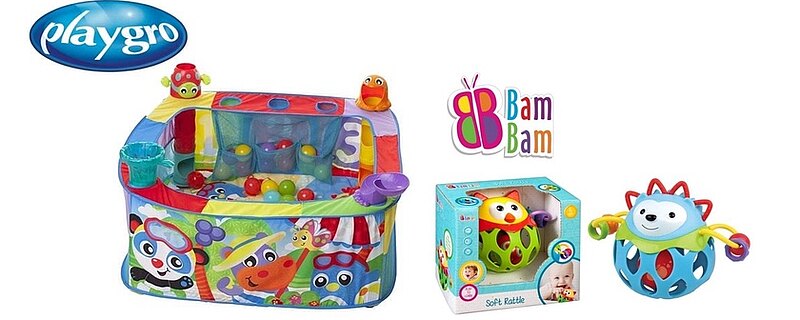 Zabawki Bam Bam i Playgro